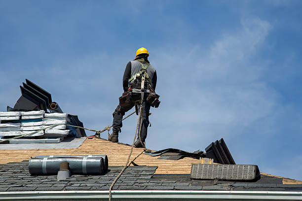 Professional Roof Replacement technician working in Granite Springs, NY